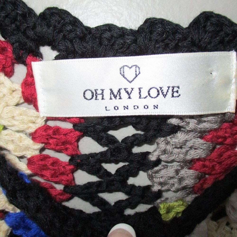 Oh My Love of London Knit Top Sleeveless Small - Picture 5 of 5